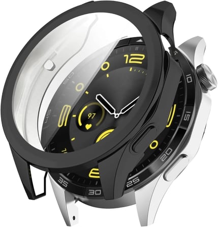 Huawei GT4 41mm ile Uyumlu Tam Kapatan Toz ve Kirden Koruyan GT4 41mm ile Uyumlu Akıllı Saat Ekran Koruması (Şeffaf)