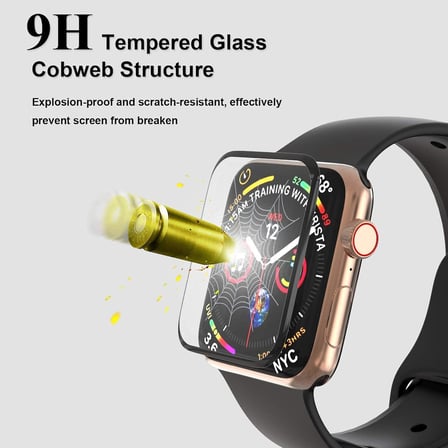 Apple Watch Series 49mm Akıllı Saat için Ekranı Tam Kaplayan Nano Esnek Cam Ekran Koruyucu