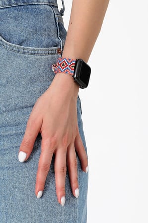 Anatolia Black 42-44-45-49 mm Smart Watch Braided Band
