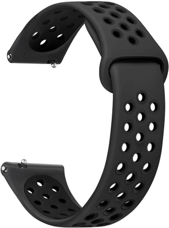 Garmin Venu 2 Rainbow Gently Band için Kordon Siyah