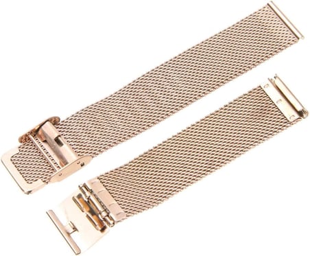 24mm Saat Kordonu Rose Bakır Hasır Kolçak 1.Kalite Örgü Kordon