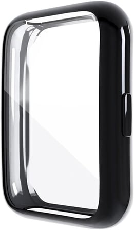 Huawei Watch Fit 2 için Kılıf 360 Full Round Soft Silicone Siyah [Watch Fit 2 ile Uyumlu Kılıf - Siyah]