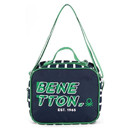 Benetton Laptop Bölmeli Okul Sırt Çantası 3 Bölmeli+Beslenme Çantası