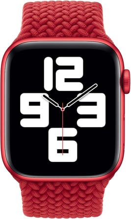 Apple Watch Series 5 44mm için Kordon, (Large Size, 160mm) Knitted Fabric Single Loop Koyu Gri [Watch Series 5 44mm ile Uyumlu Kordon - Koyu Gri]