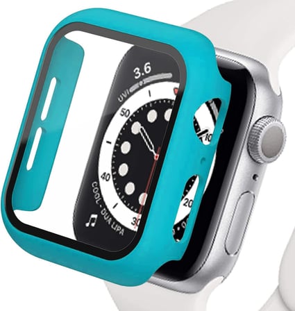 Apple Watch 38 mm Kasa ve Ekran Koruyucu Kılıf (Mavi)
