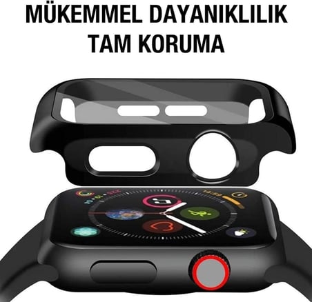 Apple Watch 38 mm Kasa ve Ekran Koruyucu Kılıf (Mavi)