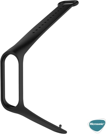 Xiaomi Mi Band 6 için Silikon Kordon Siyah [Mi Band 6 ile Uyumlu Kordon - Siyah]