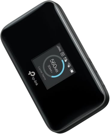 M7750 | 600 Mbps LTE-Advanced Mobile WiFi | 4G Cat12 Modem | Çift Bant 867 Mbps + 300 Mbps | 32 Cihaz Desteği | 3280 mAh Batarya | 15 Saate Kadar Kullanım | MicroSD | tpMiFi Uygulaması