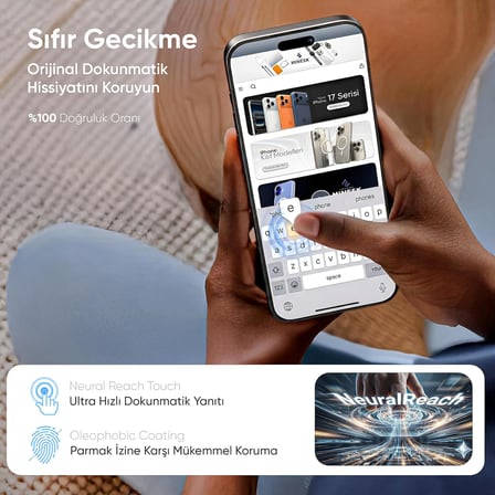 iPhone 17 için (Düz Model) ve 16 PRO için Hizalama Aparatlı Takılırken Camın Altında Kesinlikle Toz Bırakmayan Darbelere Karşı Ekstra Güçlü HD Ekran Koruyucu Cam (Kolay Kurulum, 17 ve 16 PRO)