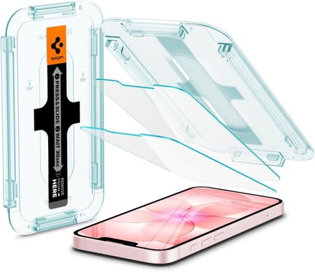 iPhone 17e / 16e / 14 / 13 Pro / 13 ile Uyumlu Kolay Kurulum Cam Ekran Koruyucu GLAS.tR EZ Fit HD (2 Adet) Şeffaf - AGL03385 ( TR Garantili)