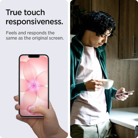 iPhone 17e / 16e / 14 / 13 Pro / 13 ile Uyumlu Kolay Kurulum Cam Ekran Koruyucu GLAS.tR EZ Fit HD (2 Adet) Şeffaf - AGL03385 ( TR Garantili)
