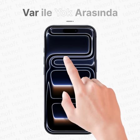 iPhone 17 Pro Max için Kolay Kurulum Kitli Takılırken Camın Altında Kesinlikle Toz Bırakmayan Ekstra Güçlendirilmiş Tam Koruma Sağlayan Pürüzsüz Lazer Kesim Premium Ekran Koruyucu Kırılmaz Cam