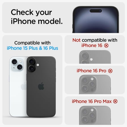 iPhone 16 Plus / 15 Plus ile Uyumlu Ekran Koruyucu Cam Kolay Kurulum Glas.tR EZ Fit (2 Adet) - AGL06883