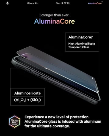 iPhone Air ile Uyumlu Ekran Koruyucu Cam Kolay Kurulum Glas.tR EZ Fit (2 Adet) - AGL09861