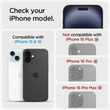 iPhone 16 / 15 ile Uyumlu Kolay Kurulum Cam Ekran Koruyucu GLAS.tR EZ Fit Privacy HD (2 Adet) Hayalet - AGL06905 ( TR Garantili)