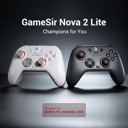 Nova Lite 2 Kablosuz PC Kontrol Cihazı, Anahtar, Arka Tuşlar için, Beyaz