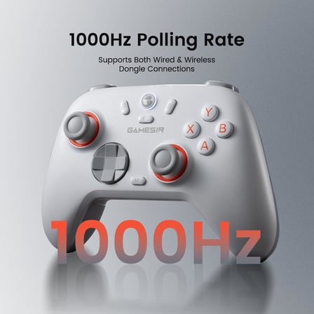 Nova Lite 2 Kablosuz PC Kontrol Cihazı, Anahtar, Arka Tuşlar için, Beyaz