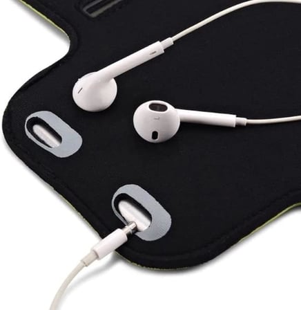 İphone Samsung Xiaomi Huawei ile uyumlu Universal 6,9" inç e Kadar Uyumlu Anahtar Koyma Bölmeli Spor, Koşu,Yürüyüş için Kol Bandı Siyah