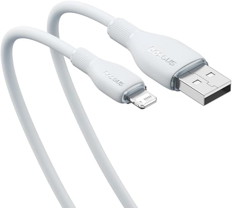 Pudding Hızlı Şarj Özellikli Lightning Kablo 2.4A, 1.2 Metre, Beyaz