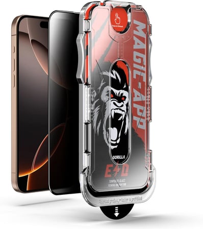 Klasse X-Gorilla iPhone 15 Pro Max Hayalet Ekran Koruyucu | Gizlilik Filtreli & 9H Kırılmaz | Tam Kaplama Tozsuz Uygulama