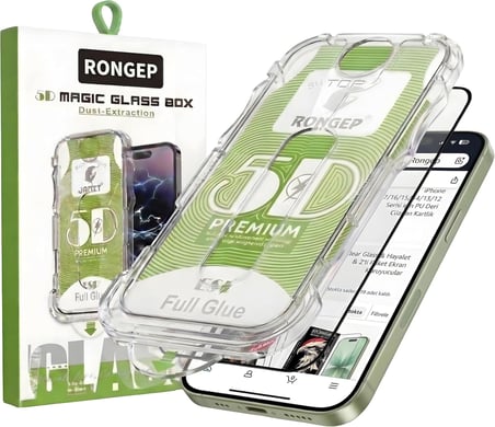 [Kolay-Kurulum] Apple iPhone 17 için Ekran Koruyucu Darbe ve Çiziklere Dayanıklı iPhone 17 Ekranı Netlik ve Dokunmatiği Etkilemeyen Otomatik Toz Toplayan Hizalama Aparatlı 17 Ekran Koruyucu