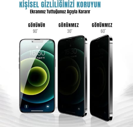 Apple iPhone 16 İle Uyumlu Hayalet Ekran Hizalama Aparatlı ve Takılırken Cam Altında Toz Bırakmaz Darbelere Karşı Ekstra Güçlü Ekran Koruyucu Cam