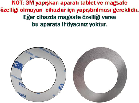 Magsafe ile Uyumlu Açısı Ayarlanabilir Business Model A Sınıfı Malzeme Döner Akıllı Telefon Standı Masaüstü Stand Yayıncı Kick Youtuber Stant Cep Telefon Tutucu CCT21