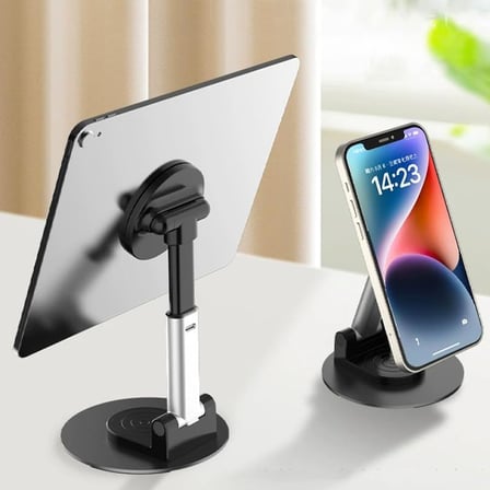 Magsafe ile Uyumlu Açısı Ayarlanabilir Business Model A Sınıfı Malzeme Döner Akıllı Telefon Standı Masaüstü Stand Yayıncı Kick Youtuber Stant Cep Telefon Tutucu CCT21