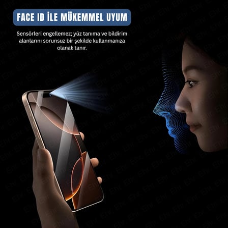 iPhone 15 ile Uyumlu Darbelere Karşı Maksimum Koruma Sağlayan ve Kolay Uygulama Aparatlı Hiçbir Şekilide Telefonda Toz Bırakmayan Cam (iPhone 15)