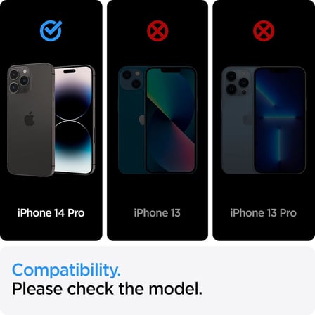 iPhone 14 Pro ile Uyumlu Ekran Koruyucu Cam Kolay Kurulum Glas.tR AlignMaster (2 Adet) Black - AGL05216