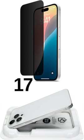 [KOLAY KURULUM] for Apple iPhone iPhone 17 ile uyumlu Extra HD Premium Safir Cam Ekran Koruyucu (Hayalet, iPhone 17)