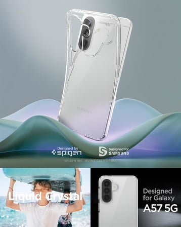 Galaxy A57 ile Uyumlu Şeffaf Kılıf Liquid Crystal Clear - ACS11127