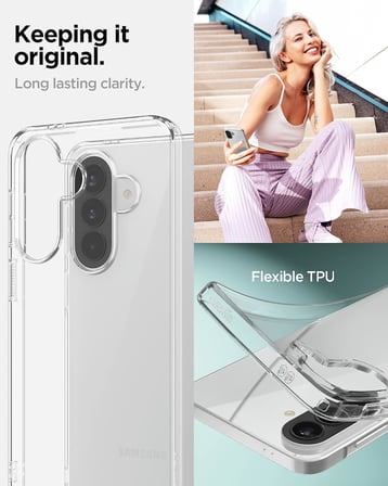 Galaxy A57 ile Uyumlu Şeffaf Kılıf Liquid Crystal Clear - ACS11127