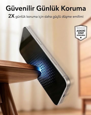 iPhone 15 İle Uyumlu Ekran Koruyucu Hizalama Aparatlı Toz Bırakmayan Temperli Kırılmaz Cam Koruma MagicBox