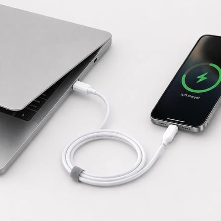 Type-C To Lightning Usb Kablo 1 Metre iPhone ile Uyumlu Şarj Data Kablosu Type-c Uçlu iPhone ile Uyumlu usb Kablo 1m