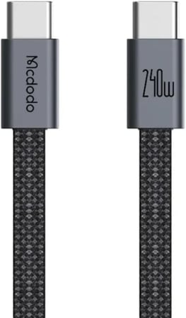 CA-9900 USB-C to USB-C 240W Manyetik Ultra İnce Hızlı Şarj Kablosu 1m