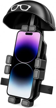 Titreşim Önleyici Otomatik Tuşlu Motosiklet Bisiklet Scooter ATV Telefon Tutucu Dikiz Ayna Bağlantılı Telefon Tutucu Motor Tutacağı Motor Tutacak Güçlü Tutuş ZR730