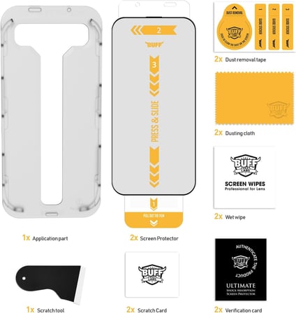 iPhone 15 Serisi ile Uyumlu 5D Privacy EasyFit 2 Adet Kolay Uygulama Aparatlı Ekran Koruyucu Temperli Cam Hayalet Ekran (iPhone 15 Pro Max)