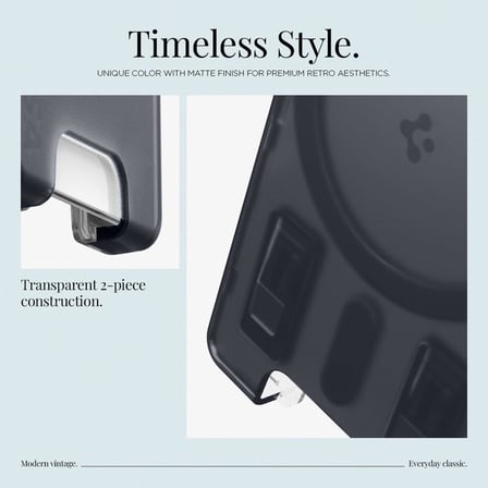 MagSafe Destekli Cüzdan Classic C1 Mag Fit (3 Kartlık) Gri - AFA07398