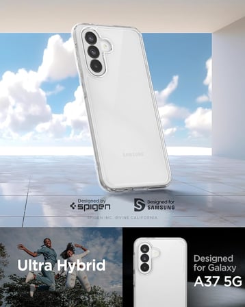 Galaxy A37 ile Uyumlu Şeffaf Kılıf Ultra Hybrid Crystal Clear - ACS11133
