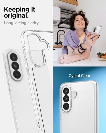Galaxy A37 ile Uyumlu Şeffaf Kılıf Ultra Hybrid Crystal Clear - ACS11133