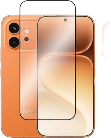 Honor 600/600 Pro ile Uyumlu 9H Temperli Full Ekran Antistatic Çerçeveli Ekran Koruyucu CamHonor 600/600 Pro için Ekran Koruma Camı Diamond Glass