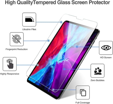 Samsung Galaxy Tab A9 için temperli cam 1 adet ekran koruyucu Film Guard Galaxy Tab A9 ile uyumlu Cam