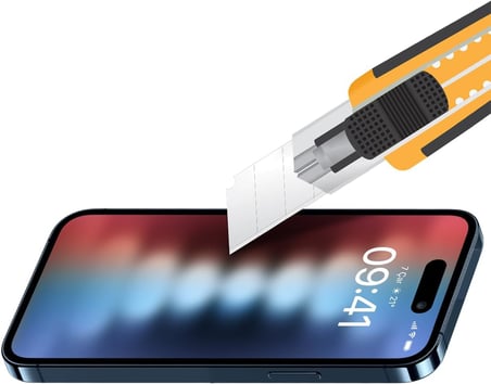 iPhone 15 ile Uyumlu 5D Glass Ekran Koruyucu