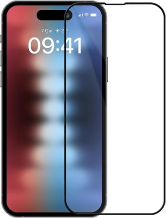 iPhone 15 ile Uyumlu 5D Glass Ekran Koruyucu