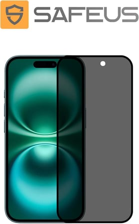 Tam Kaplayan Hayalet Parmak İzi Bırakmayan Safir Ekran Koruyucu Cam, iPhone 16 İle Uyumlu