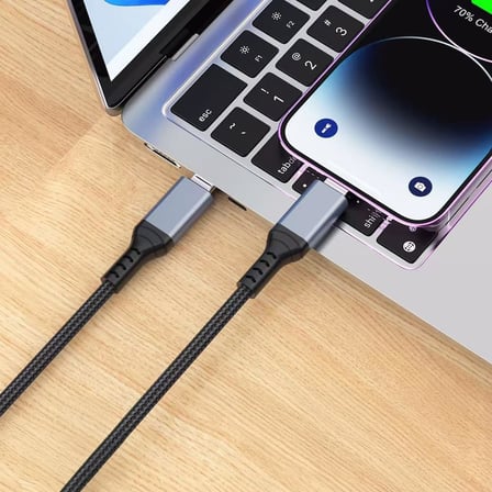 Go-Des GD-UC639 Type-C to Lightning PD Hızlı Şarj Kablosu 27W 3M iPhone 14 ve Öncesi Modeller ile Uyumlu