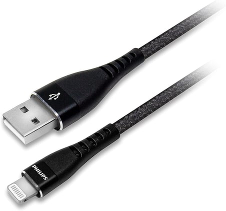 DLC5204V/00 iPhone şarj kablosu - 1,2 metre - iPad, iPod, iPhone ile uyumlu - USB-A - Lightning kablosu