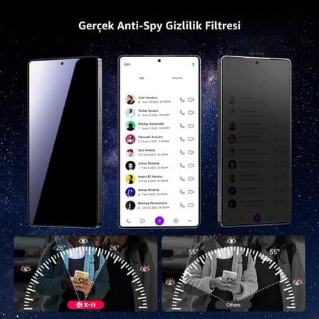 Samsung Galaxy S24 Ultra Hayalet Ekran Koruyucu – Otomatik Hizalama, Ekstra Güçlendirilmiş Kırılmaz Cam (Galaxy S24 Ultra)