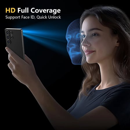 Samsung Galaxy S24 Ultra Hayalet Ekran Koruyucu – Otomatik Hizalama, Ekstra Güçlendirilmiş Kırılmaz Cam (Galaxy S24 Ultra)